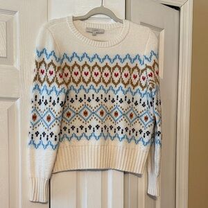 LOFT fair isle sweater